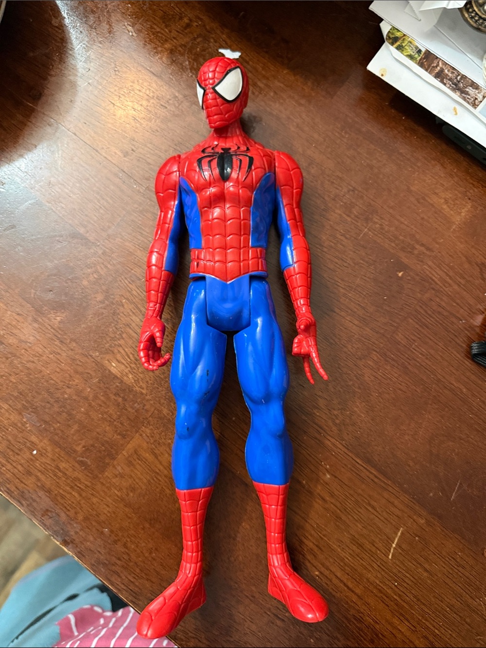 Hasbro Red and Blue Spider-Man Poseable Action Figure hasbro marvel